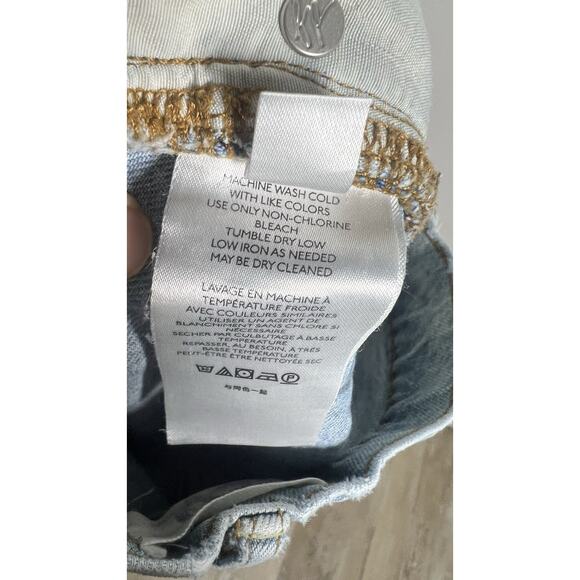 Free People Womens Size 26 Astoria Wide Leg High Rise Cuffed Jean In Sea Foam - Picture 9 of 13